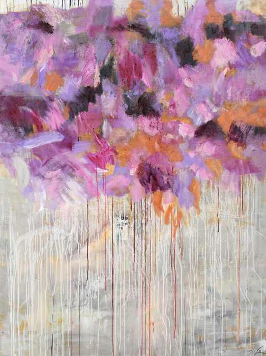 WISHING, mixed media on canvas, 200cm x 150cm