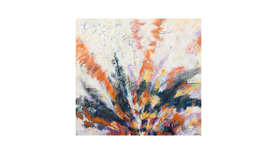 EXPANSIVENESS, mixed media on canvas, 140cm x 150cm
