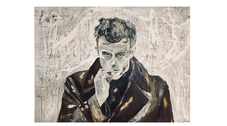 IRRESISTABLE, mixed media on canvas, 90cm x 120cm