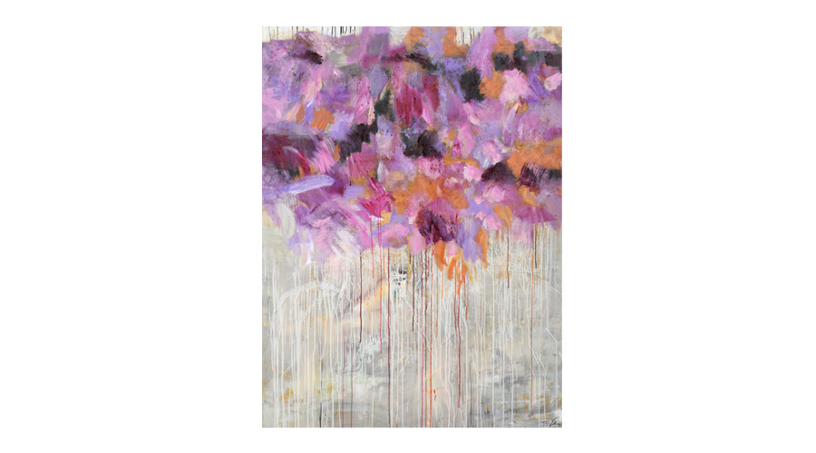 WISHING, mixed media on canvas, 200cm x 150cm